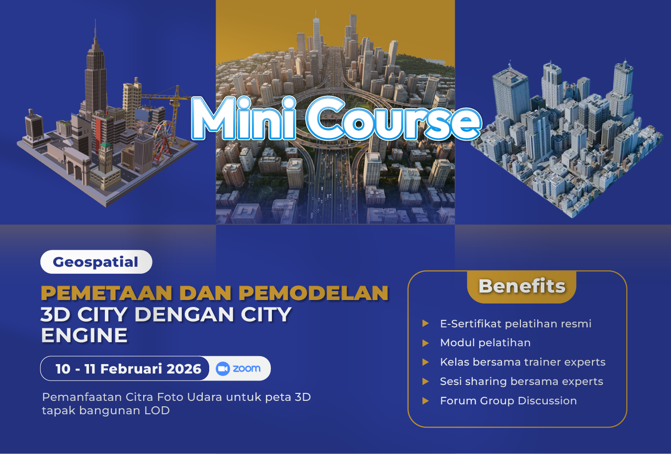 Pemetaan dan Pemodelan 3D City dengan City Engine