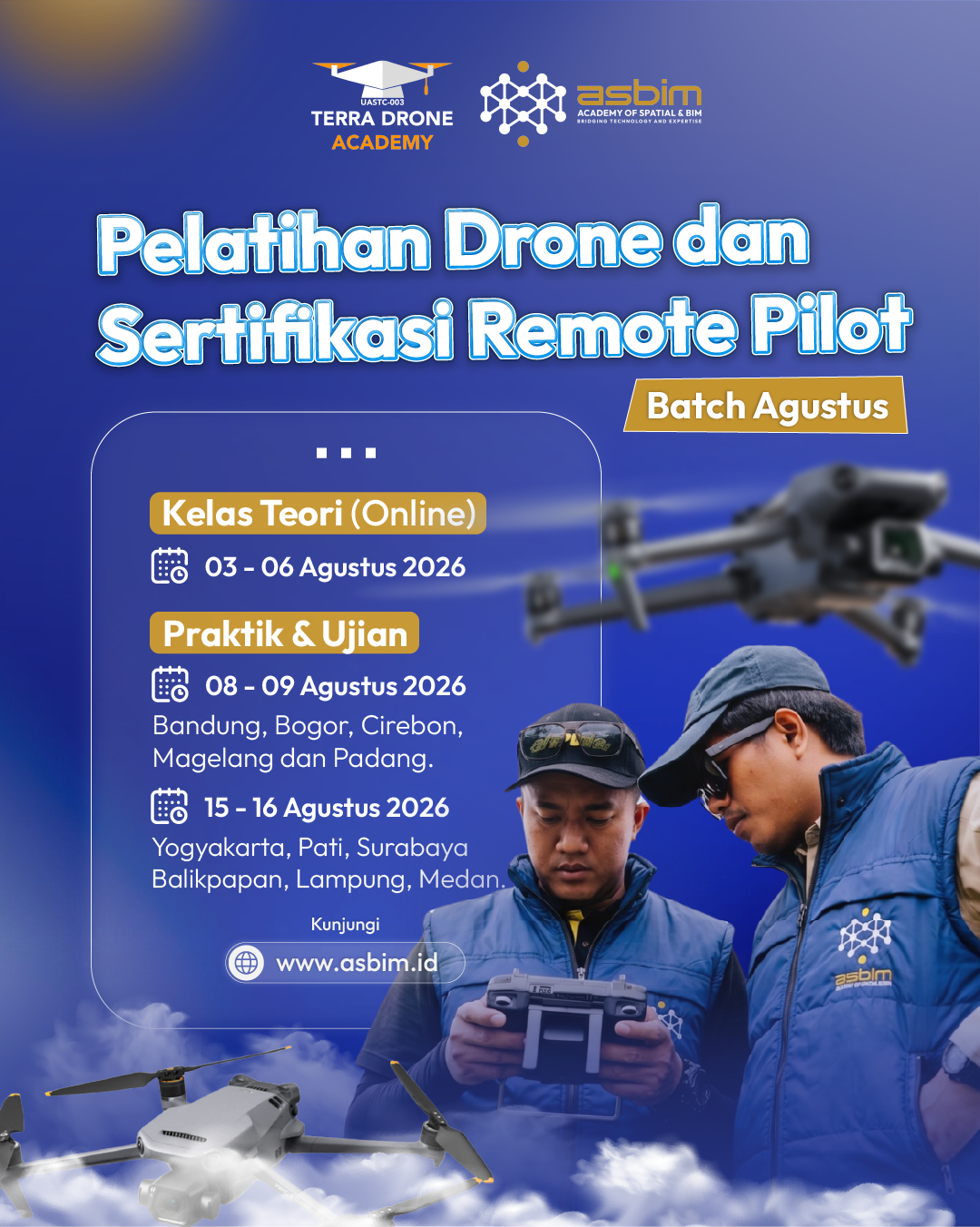 Refreshmen atau Perpanjangan Sertifikasi Remote Pilot
