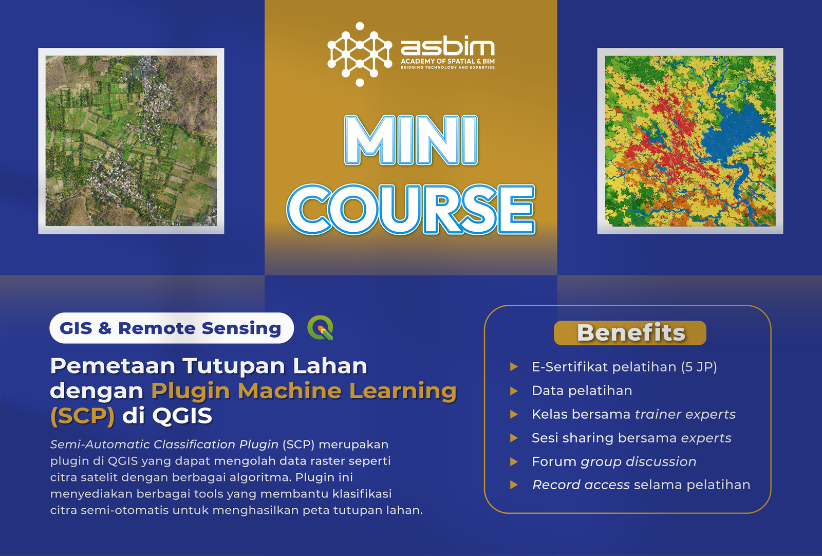 Pemetaan tutupan Lahan dengan Plugin Machine Learning (SCP) di QGIS