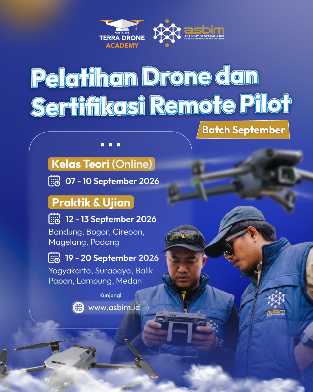 Refreshmen atau Perpanjangan Sertifikasi Remote Pilot