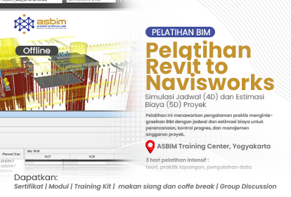 Pelatihan Revit to Navisworks: Simulasi 4D & 5D untuk Manajemen Konstruksi