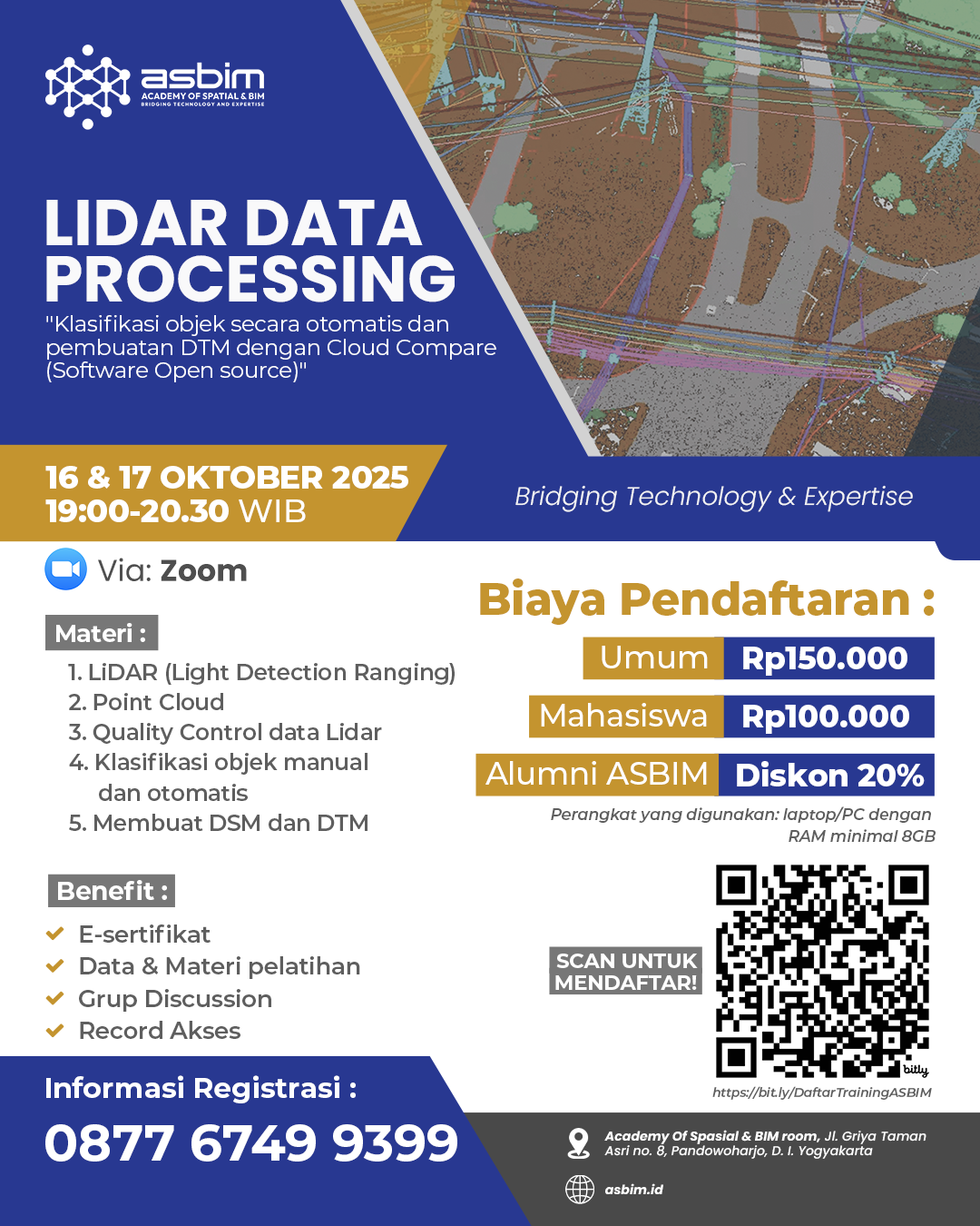 PENGOLAHAN DAN KLASIFIKASI OTOMATIS DATA LIDAR DENGAN CLOUD COMPARE