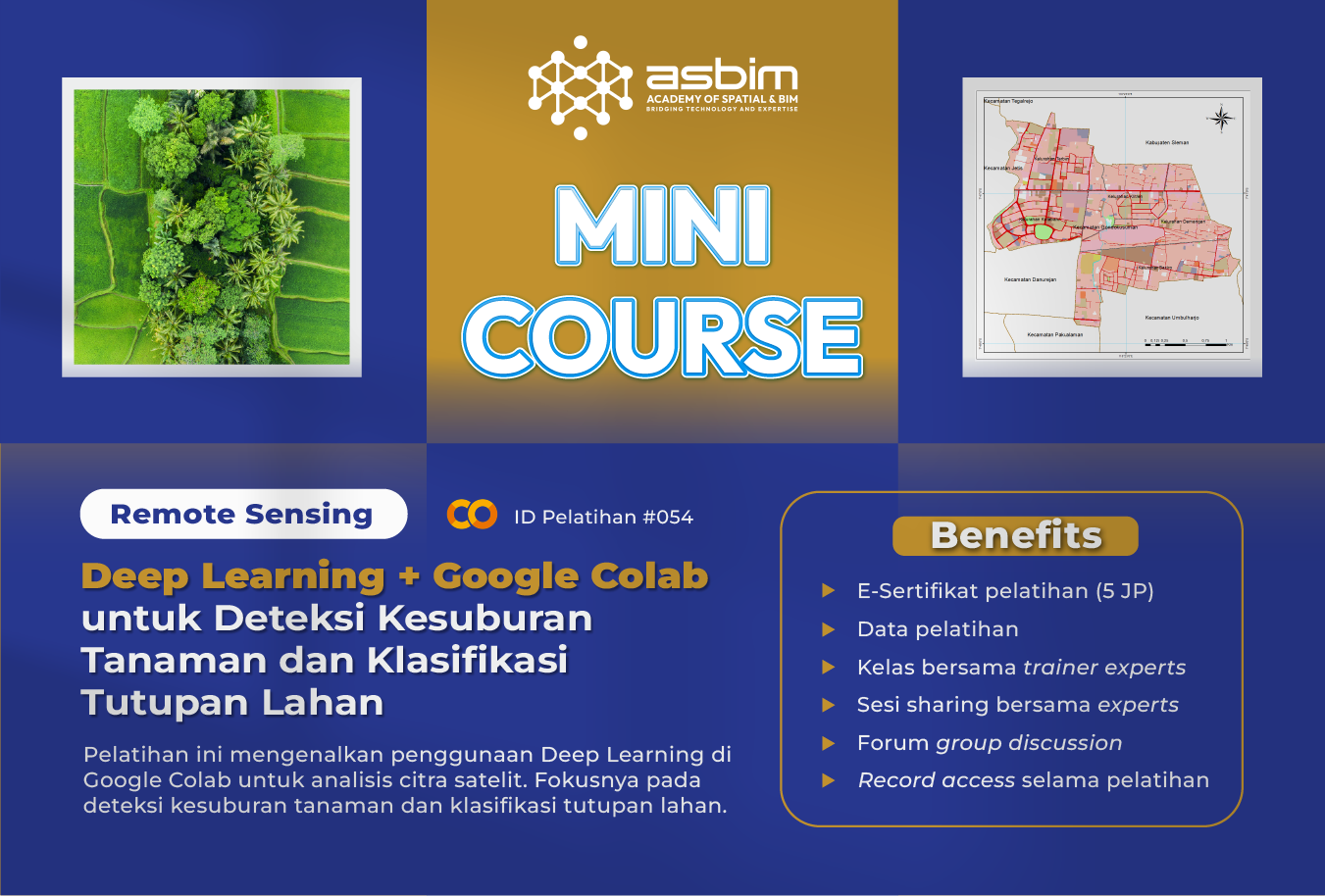 GeoAI Klasifikasi Tutupan Lahan Otomatis dan Deteksi Kesuburan Tanaman
