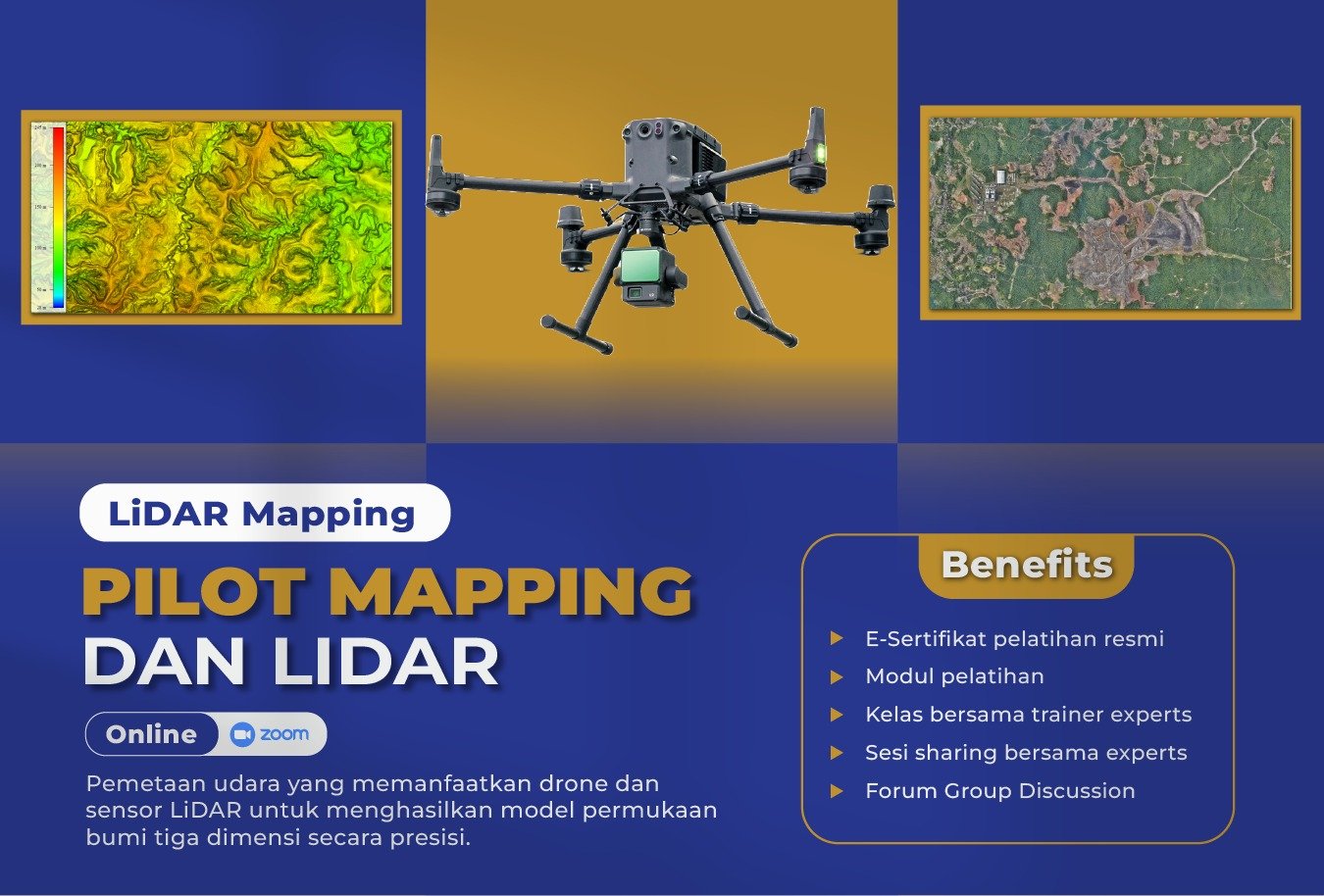 Akuisisi Data Lidar dan Pengolahan Data Lidar (27-28 Nov; 19.00-21.00 WIB)