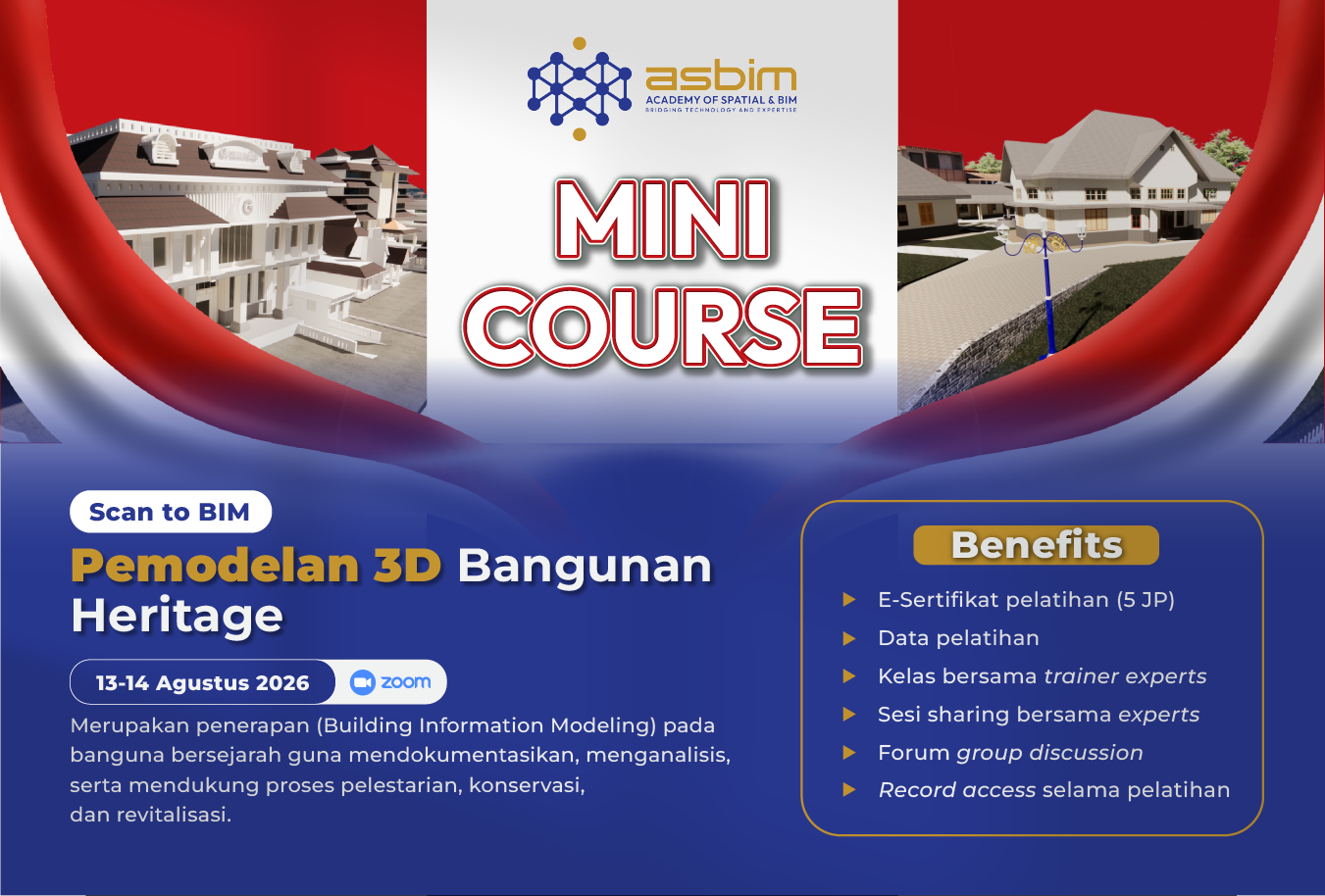 Scan to BIM Pemodelan 3D Heritage BIM